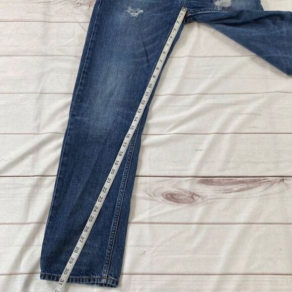 Banana Republic Men's Blue Mid Rise Straight Leg Denim Jeans Size W30 L30 - Picture 8 of 11